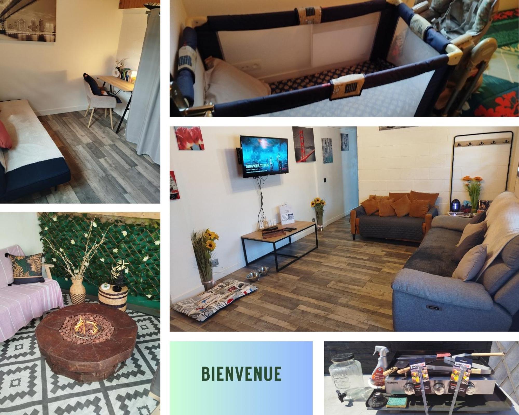 Hébergement de vacances Escapade Du Roi Henri Iv A Maison Entierement Privee 6 Personnes & Bebe Avec Piscine, Spa, Brasero & Plancha Ideal Vacances, Week-end, Repos Ou Teletravail Pau